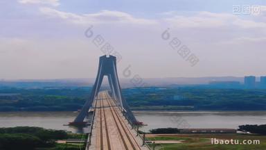江西赣州特大桥交通竖屏视频航拍