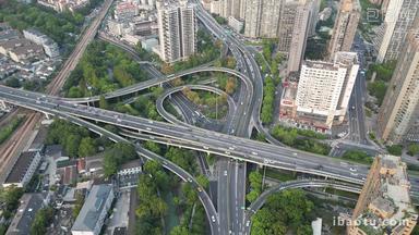 浙江杭州城市交通高架桥