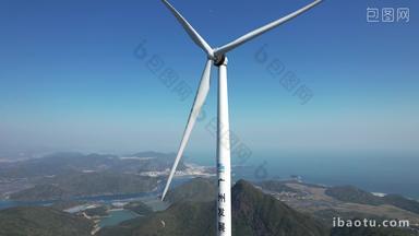 风电风能风车新能源绿色实拍4k