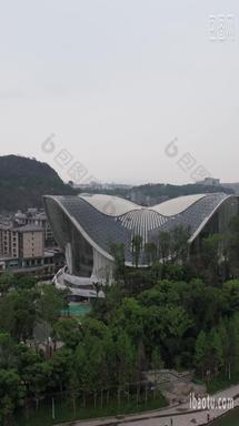 广西桂林漓江文化艺术中心航拍