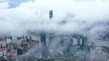 上海的摩天大楼与现代城市的摩天大楼，中国
