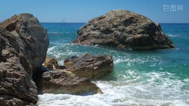 米洛斯岛希腊<strong>岩石</strong>旅游