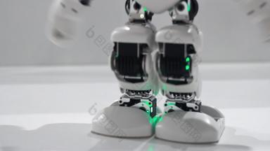 机器人蹲锻炼蹲机器人脚高技术概念