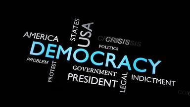 民主的决心选修政府视频动画
