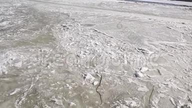 冰封的海洋和浮冰