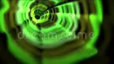 隧道速度刺激抽象背景刺激绿色循环