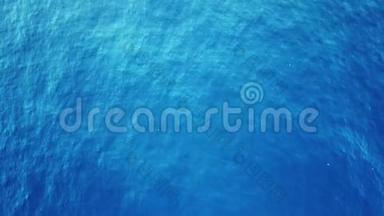 抽象蓝水波纹纹理背景.