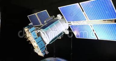 太阳能电池现代卫星
