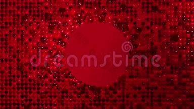 浪漫背景飞红热墙爱心.. 在圣华伦丁节、母亲节`中心放置标识