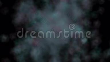 烟花烟雾庆祝舞台背景，抽象粒子VJ背景。