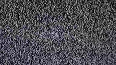 噪音<strong>电视背景</strong>。 电视屏幕由于信号接收不良而产生静态噪声。 静态电视屏幕