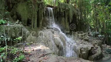 泰国埃拉万国家公园的瀑布