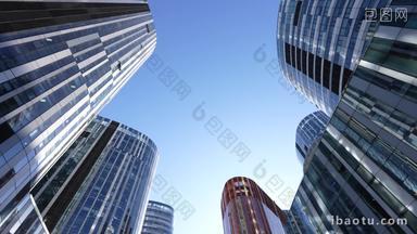 北京高楼发展类居住地建筑特色清晰实拍