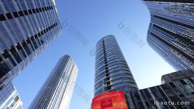 北京高楼建筑结构影视户外高清视频