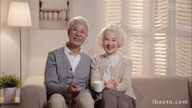 老年夫妇夫妇健康生活方式画面