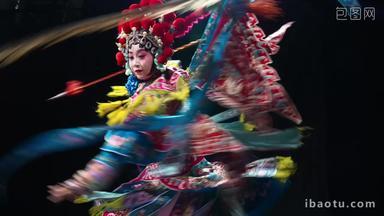 京剧演员表演者戏曲创造力女性清晰视频