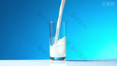 牛奶玻璃杯健康的素材
