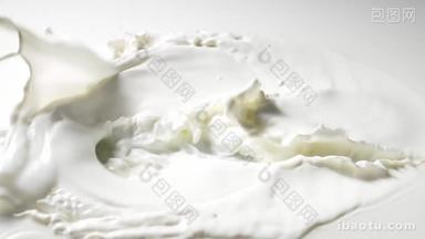 牛奶营养水柱豆奶视频素材