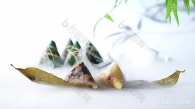粽子端午节形状想法健康食品高清实拍
