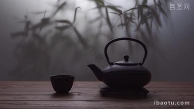 茶壶和茶杯茶具视频