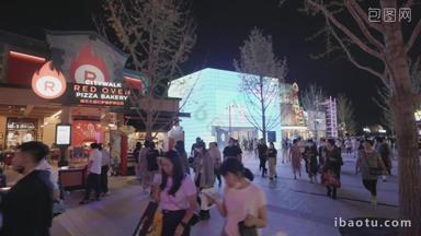 北京环球影城大道繁荣国内著名景点视频
