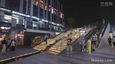 北京三里屯夜景行地标建筑宣传片
