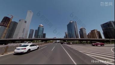 北京城市美景类居住地机动车视频