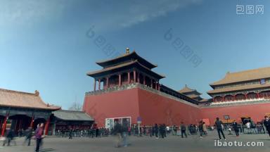 北京故宫彩色图片文化城墙