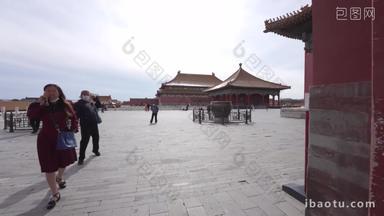 北京故宫古老的视频素材