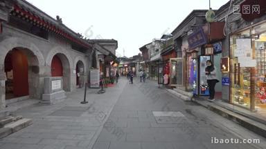 北京胡同白昼建筑物特征都市风光实拍