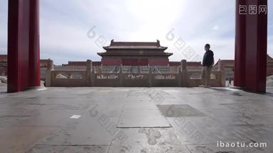 北京故宫摄影国内著名景点宫殿短片