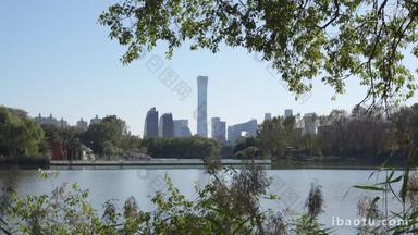 北京城市首都度假胜地公园视频