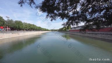 故宫护城河古老的国内著名景点镜头