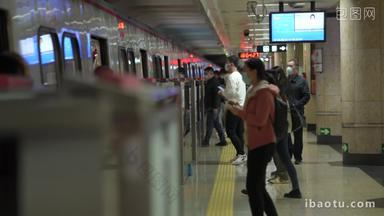 北京地铁站旅游高质量实拍
