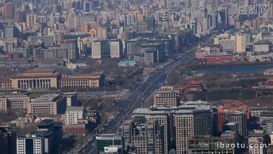 俯瞰北京城市风光