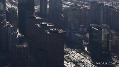 北京城市水平构图视频