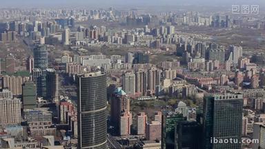 北京建筑繁荣道路实拍素材