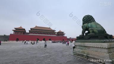 北京故宫狮子铜器博物馆拍摄