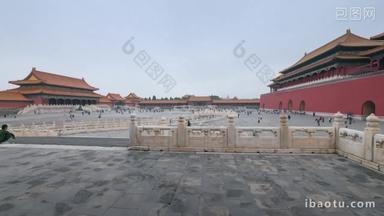 北京故宫日光造建筑白昼实拍