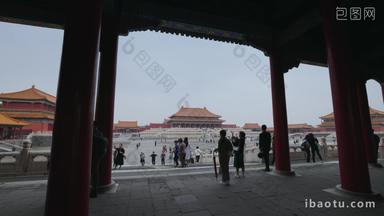 北京故宫名胜古迹法辨认的白昼实拍