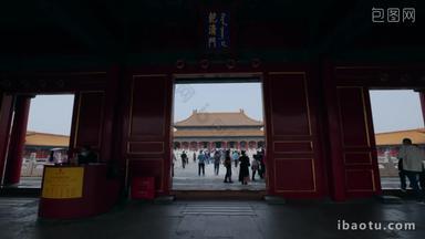 北京故宫旅游胜地造建筑实拍素材