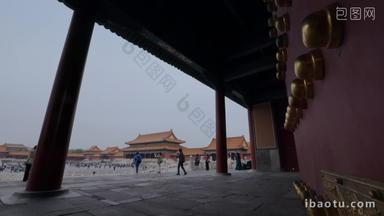 北京故宫传统文化文化桥场景拍摄