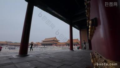 北京故宫记忆文化水平构图视频素材