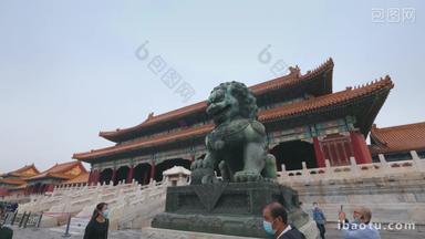北京故宫古代文明4K分辨率元素清晰实拍