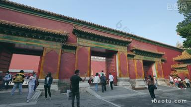 北京<strong>故宫旅游</strong>横屏当地著名景点视频素材