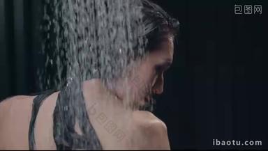 美女沐浴浴缸横屏SPA美容视频素材