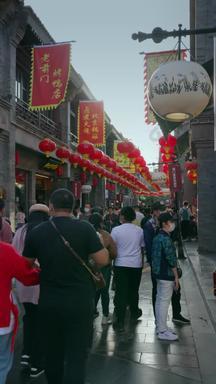 北京<strong>前门大街</strong>古典风格旅行实拍素材