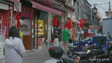 北京前门大街商店横屏古典风格拍摄