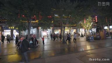 前门大街夜晚北京文化高质量实拍