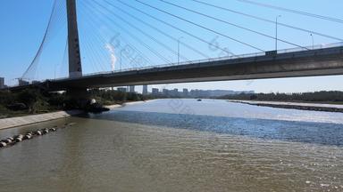 兴唐运河大桥高清航拍实拍
